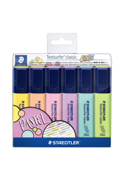 Estojo Marcador de Texto c/6 364CWP6 Staedtler